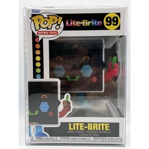 Funko POP! Retro Toys Vinyl Figure LITE-BRITE #99 with Protective Cover